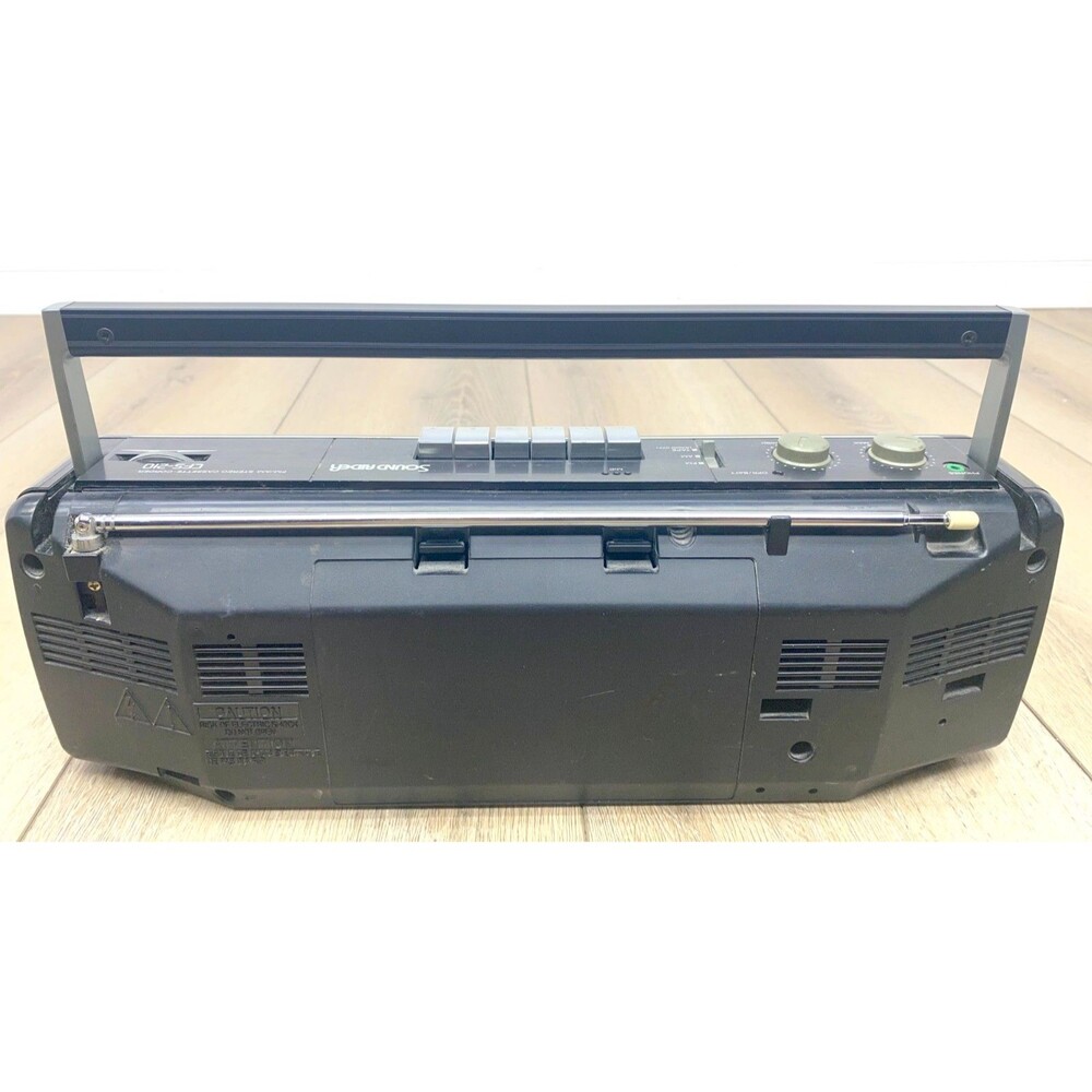 Vintage Sony CFS-210 AM/FM Stereo Cassette Recorder Sound Rider Boombox Works - Picture 6 of 9